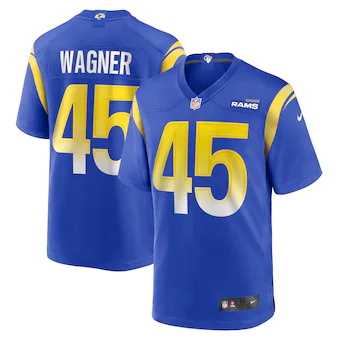 mens nike bobby wagner royal los angeles rams game jersey